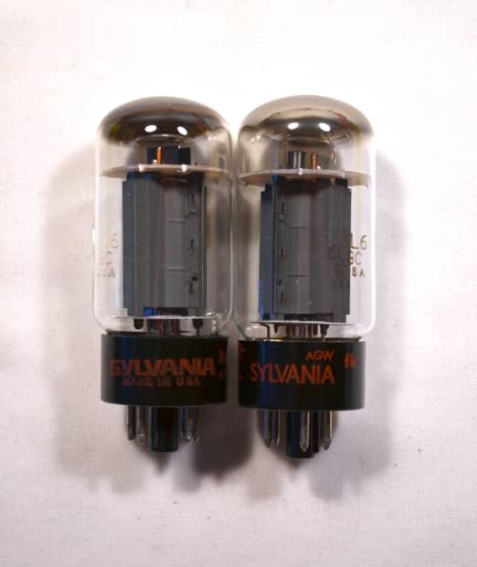 ANOS Sylvania 6L6GCs | KCA NOS Tubes & Amplifier Repair